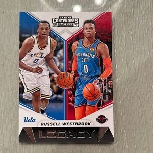 Russel Westbrook college And NBA card